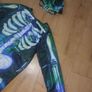 Brand New x2 Piece Skeleton Costume - Mask & Overall - Size - 5-6 Years Image 2