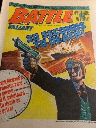Battle & Valiant, Battle Picture Weekly Comics x 10 Including Issues 23rd-30th Apr 7th and 21st May thru 2nd July 1977- IPC Comics -Vintage UK Comics