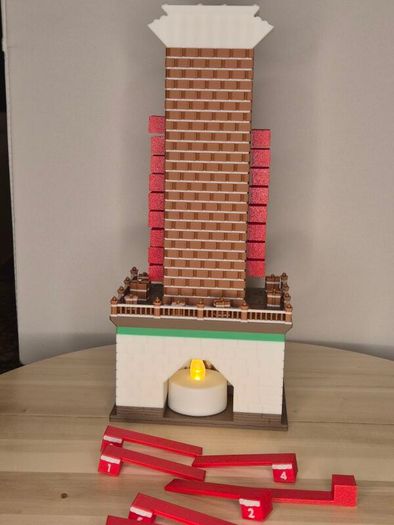 Santa Chimney Advent Calendar
