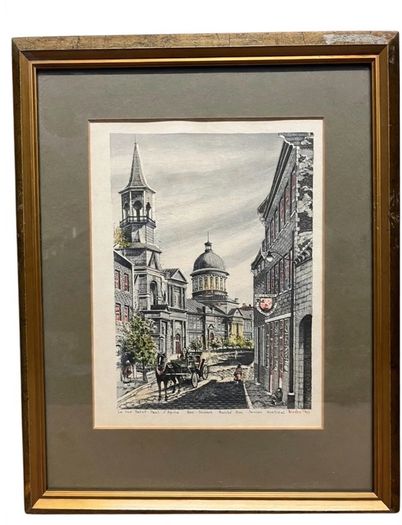 1970s Canadian etchings set of 3