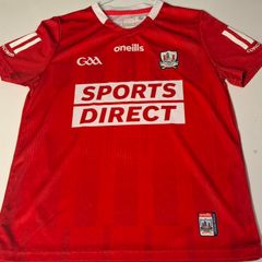 Cork GAA Official O'Neills Hurling Jersey (Youths 11-12 Years) FREE POST