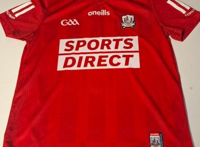 Cork GAA Official O'Neills Hurling Jersey (Youths 11-12 Years) FREE POST