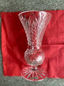 Tyrone Crystal. Full Lead. Handmade in Ireland. Vase