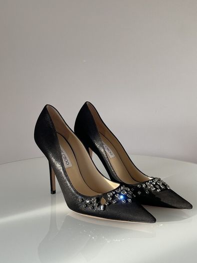 Jimmy Choo || RRP 1050 || New Crystal Embellished Heels