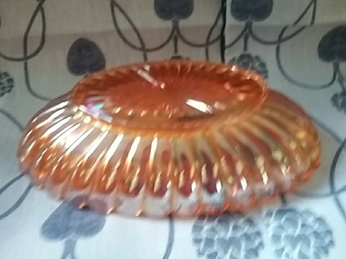 Two Ovel Glass Serving Bowls