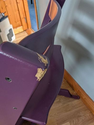 Genuine Stokke Tripp Trapp High Chairs / Growth Chairs (Purple & Green)