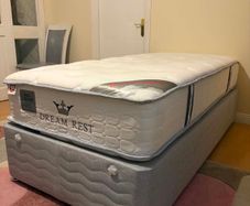 Single Bed Dream Rest Dual Comfort Mattress + Divan Base