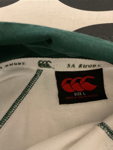South Africa retro ruby jersey Canterbury size large