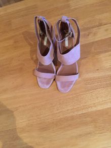 Dust Pink Sandal Heels