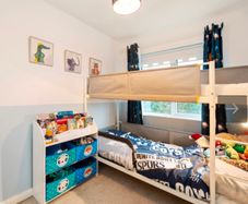 Ikea vitval bunk bed with mattresses