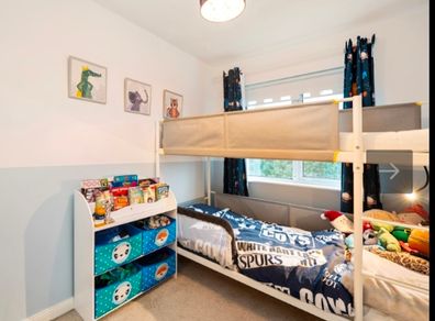 Ikea vitval bunk bed with mattresses