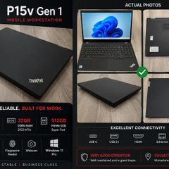 Lenovo Thinkpad P15v Gen 1 | I7 10875h | 32gb Ram | 512gb Nvme Ssd