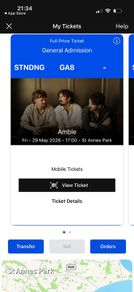 amble tickets
