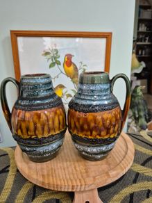 West german pair of jugs