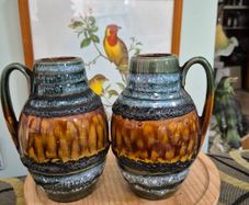 West german pair of jugs