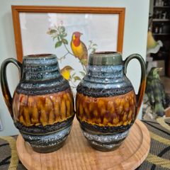 West german pair of jugs