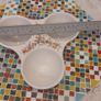 Cute Whimsical and Collectable Three Sectioned Ceramic Dip Dish from the Sprinkles Collection by Jane Asher for Wade 2007, Mint Condition Image 9
