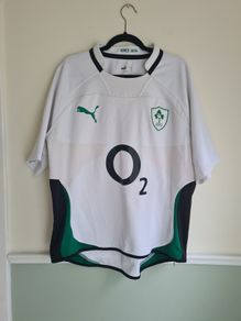Puma Ireland Rugby Jersey Shirt Away Kit 2009 - 2010 White  Size Xxl 2xl Double Extra Large