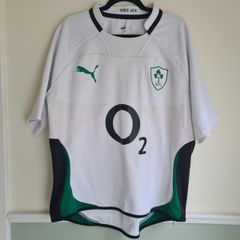Puma Ireland Rugby Jersey Shirt Away Kit 2009 - 2010 White  Size Xxl 2xl Double Extra Large