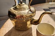 C100yrs old French kettle. Polished.