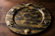 Vintage Ocean-Themed Decorative Charger Plate  36.5 cm