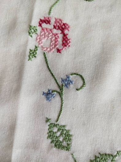 Small Vintage Tablecloth