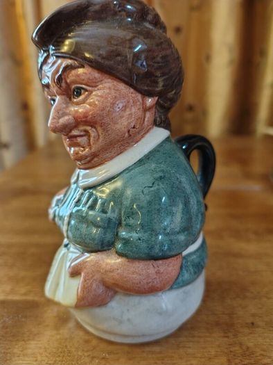 Royal Doulton Doultonville Toby Jug. Mrs Loan
