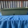 Single green plastic window box Image 4