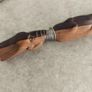 Vintage hand carved wooden African Tribal spoon folk art wood Image 3