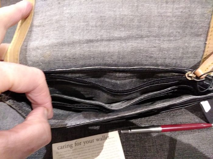 Elk real leather wallet