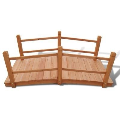 NEW SALE | High Quality Solid Wood Garden Bridge 140 x 60 x 56 cm