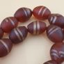 Vintage Venetian Style Aventurine Glass Beads Necklace Strand 18 inches Image 10