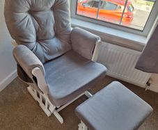 Babylo Brompton Glider Chair & Matching Footstool
