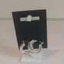 Pilgrim Silver Tone Chunky Twisted Hoop Earrings Statement New RRP 29.95 CAN POST Image 3