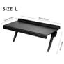 Computer and TV Screen Storage Rack Wireless Router Set-top Box Rack No Perforated Storage Shelve Bracket Divine Tool Image 2