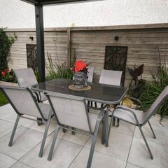 7 Piece Garden Patio Dining Set
