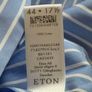 Eton Men's Contemporary French Cuffs Shirt Size XL 17.5 Image 6