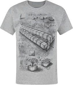 Minecraft t shirt size fits 8/10 years old