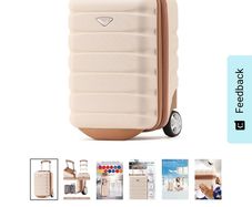 40x20x25cm 2 Wheel Carry-On Cabin Case