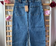 skirt Bnwt gallery denim midi skirt size 10 Bnwt