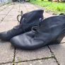 Clarks black ankle boots UK5.5/EU39 Image 2