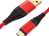 New 1m Premium Nylon Micro USB Fast Quick Charge 3.0 3A Cable Lead Data #911