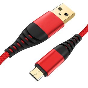 New 1m Premium Nylon Micro USB Fast Quick Charge 3.0 3A Cable Lead Data #911
