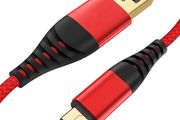 New 1m Premium Nylon Micro USB Fast Quick Charge 3.0 3A Cable Lead Data #911