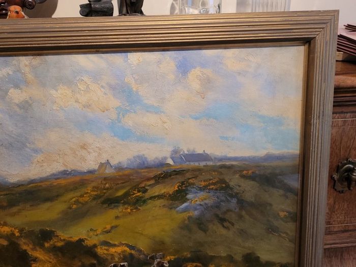 Original Henry William Moss painting - Howth Head 1933