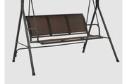 Garden swing bench with canopy