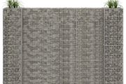 H-Shaped Gabion Planter Steel Wire 260x40x200 cm