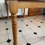 Used Solid Wood Table in Very Good Condition and 6 Brand New and Unused Solid Wood Chairs to Match Image 6