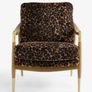 PRICE DROP: Alaska Faux Fur Wooden Armchair Image 2