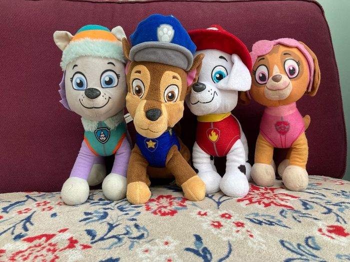 paw patrol soft toys